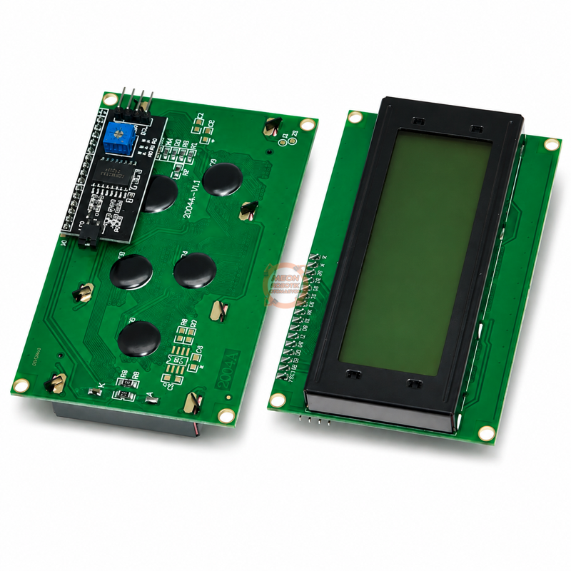 LCD Ekran 20x4 I2C Modüllü 5V Arduino Uyumlu Display (YEŞİL)