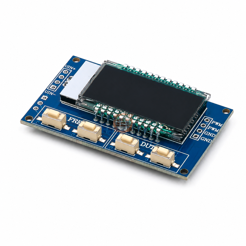 1Hz-150kHz LCD Ekranlı PWM Sinyal Jeneratör Modülü