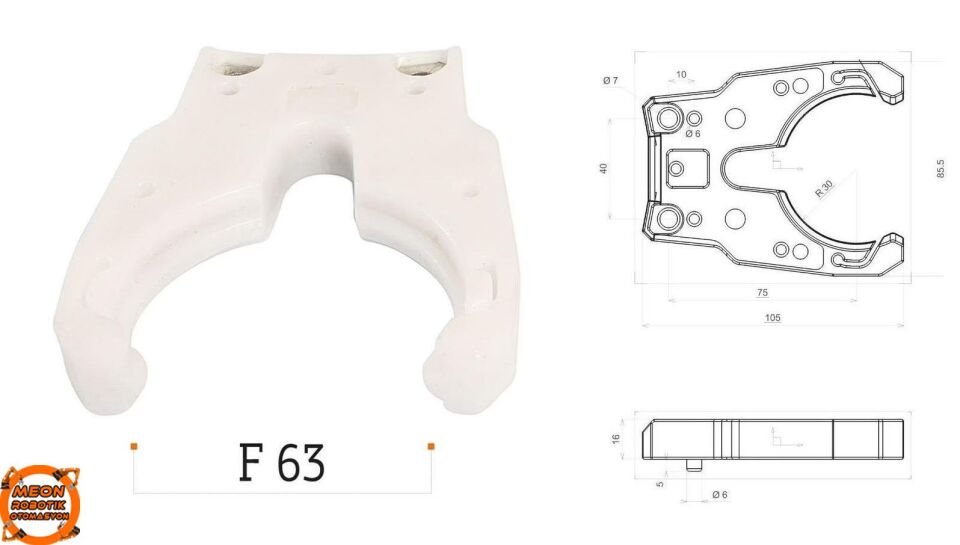 Hsk F63 Magazin Takım Tutucu Çatalı