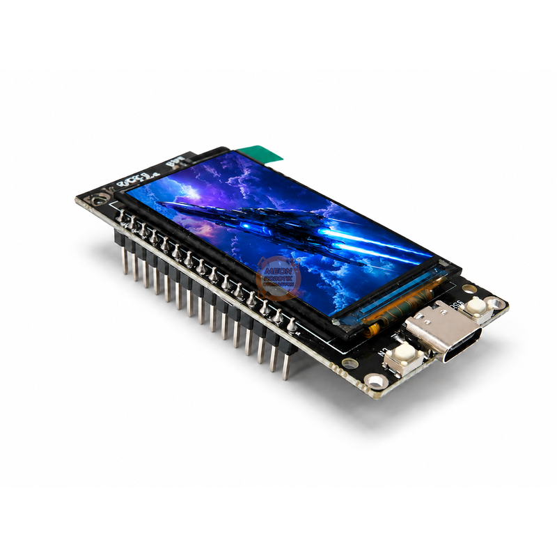 ESP32-WROOM-32 1.9 İnç 170x320 IPS LCD Ekranlı WiFi Bluetooth Geliştirme Kartı - Type-C, CH340