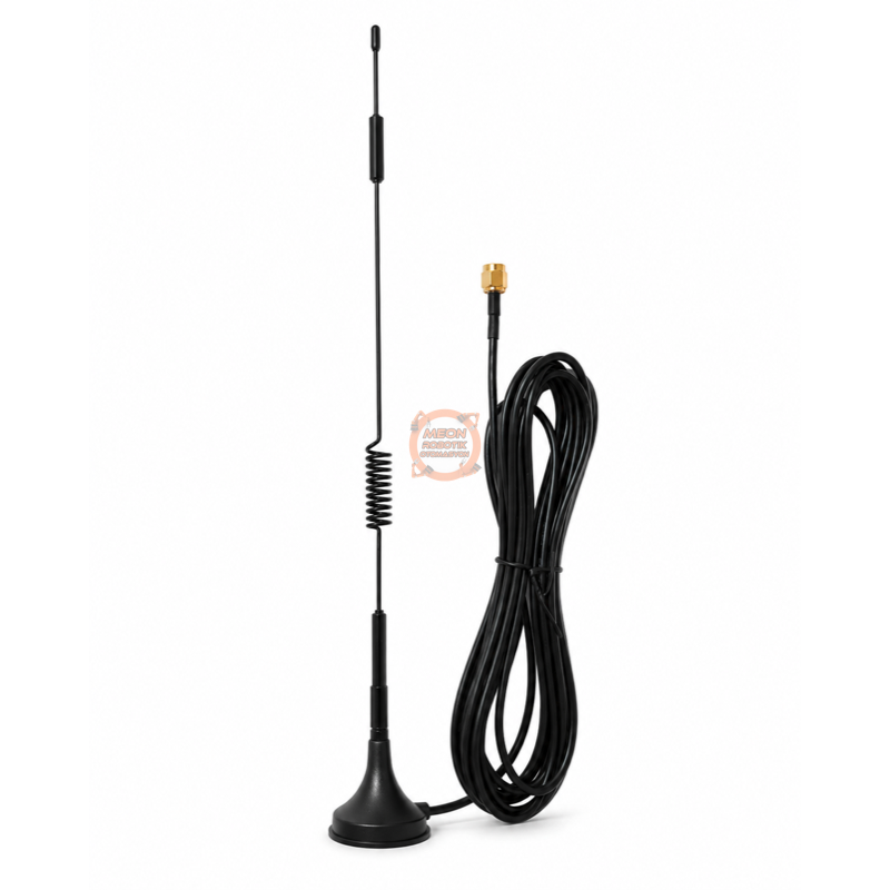 4G/LTE 5dBi Spring Anten 32cm 700-2600MHz 3 Metre SMA Erkek