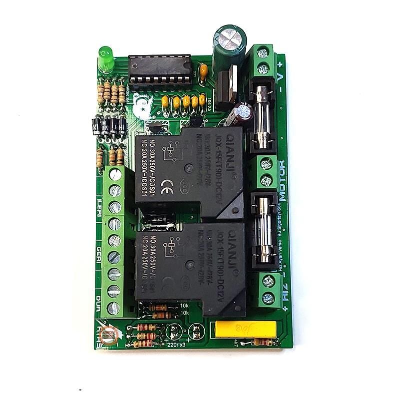 Otomatik DC Motor Hız ve Yön Kontrol Devresi 12-24 VDC