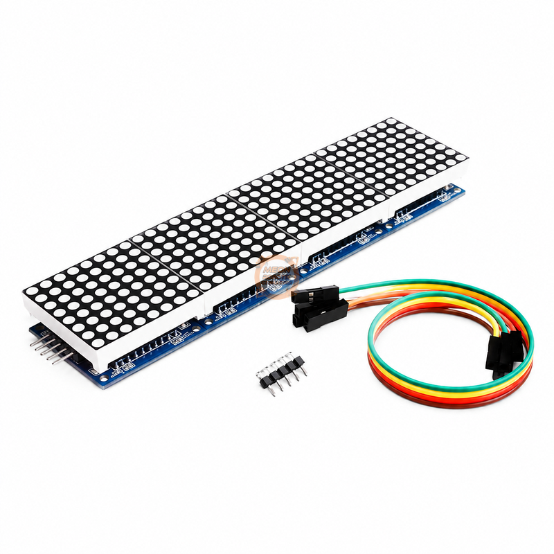 MAX7219 4lü Dot Matrix Modül 64 Nokta LED Ekran 5V 8x8 Matris