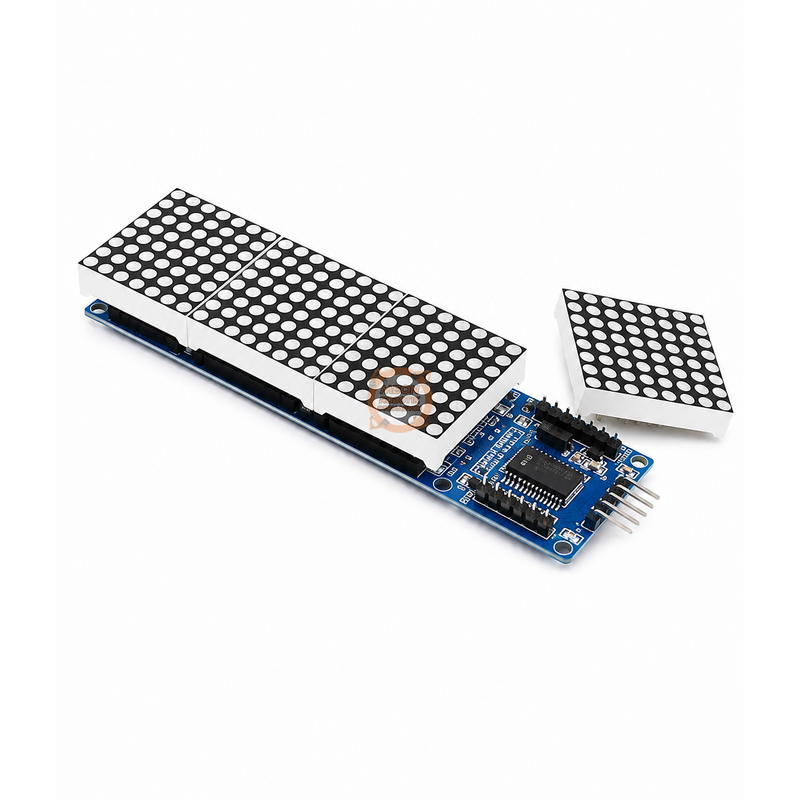 MAX7219 4lü Dot Matrix Modül 64 Nokta LED Ekran 5V 8x8 Matris