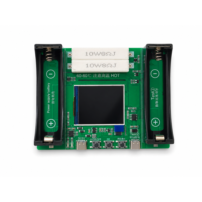 18650 Pil Kapasite Ölçer ve İç Direnç Test Cihazı LCD Ekranlı – BT4-1CHN