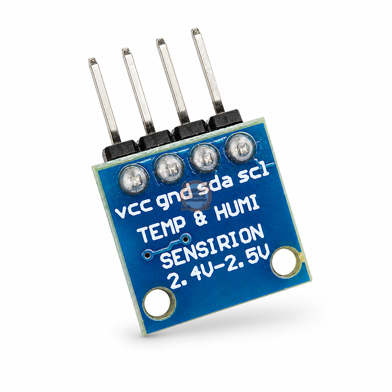 SHT30 Sıcaklık ve Nem Sensörü Modülü I2C 12×12 mm