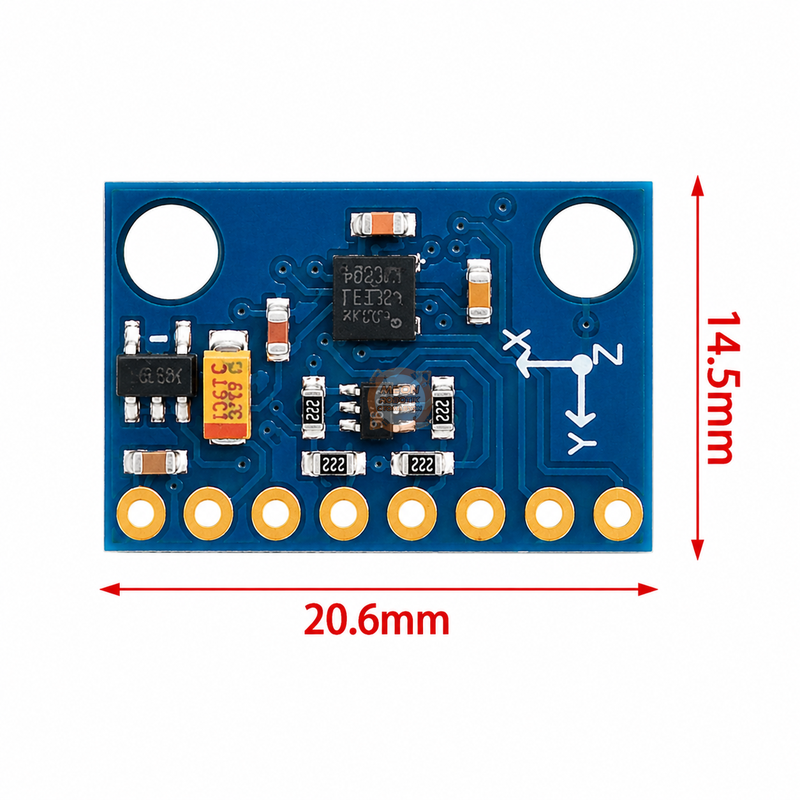 GY-511 LSM303DLHC Pusula Sensörü 3 Eksen İvme ve Manyetometre Modülü