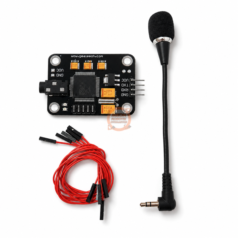Ses Tanıma Modülü Arduino Uyumlu 15 Komut - Mikrofonlu