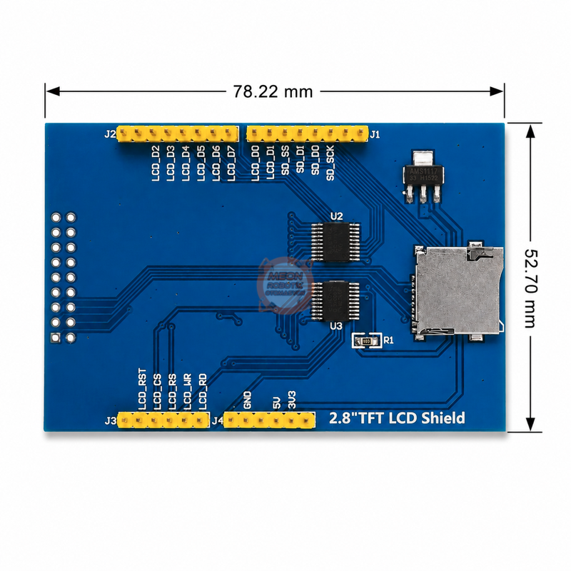 2.8 İnç TFT LCD Dokunmatik Ekran Arduino Shield - UNO/Mega2560