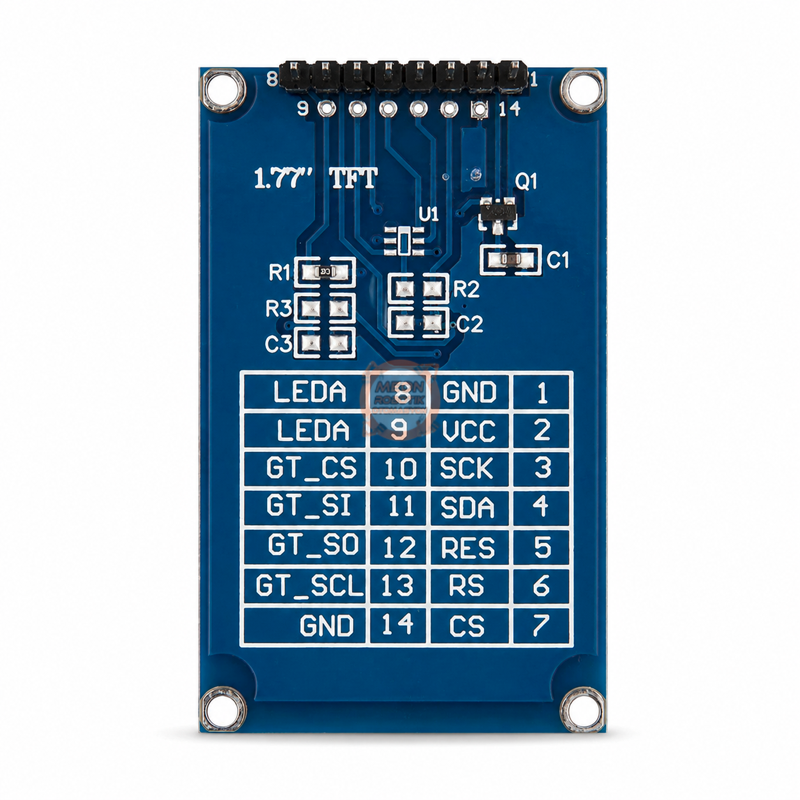 1.77 İnç TFT LCD Ekran 128x160 - SPI ST7735 Modülü
