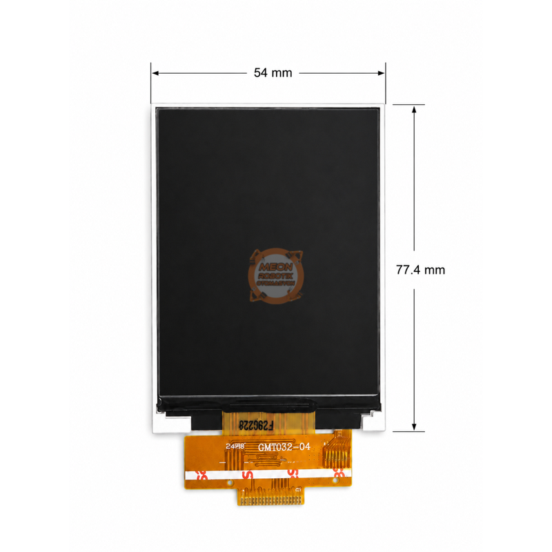 3.2 İnç TFT LCD Ekran 240x320 SPI 18 Pin