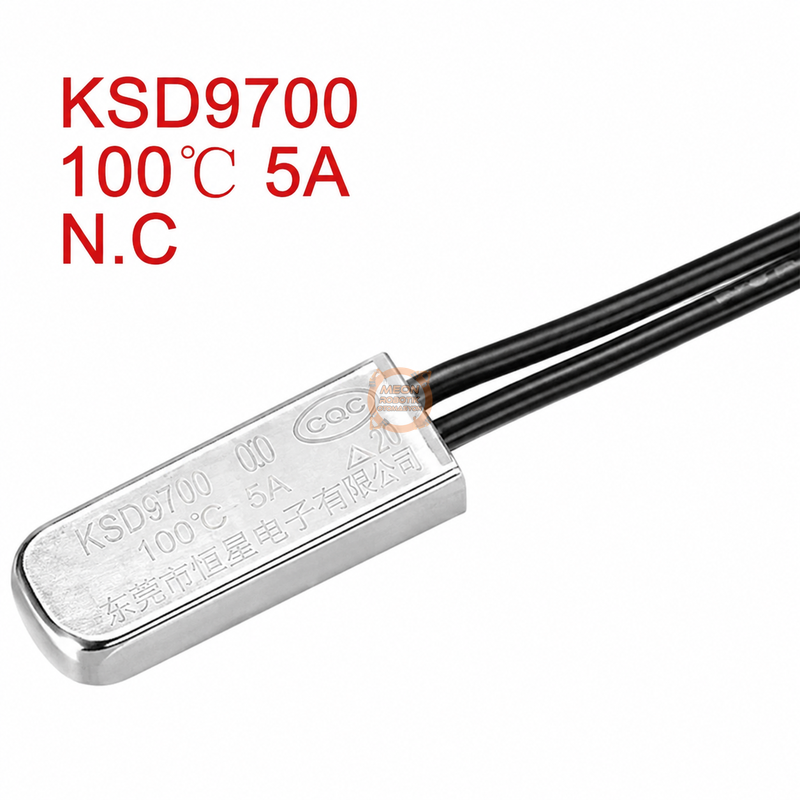 KSD9700 Termostat Kablolu NC 5A 100°C Normalde Kapalı