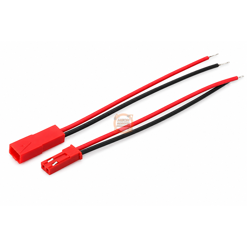 JST Konnektör RC 2P Kablolu Erkek Dişi 2 Pin Bağlantı Takımı
