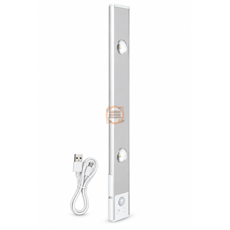 Hareket Sensörlü Armatür 30 cm OX-40MX USB Şarjlı LED Gece Lambası