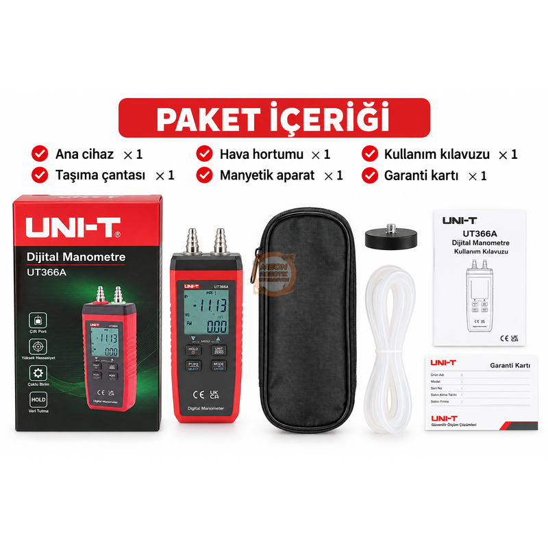 UNI-T UT366A Dijital Manometre