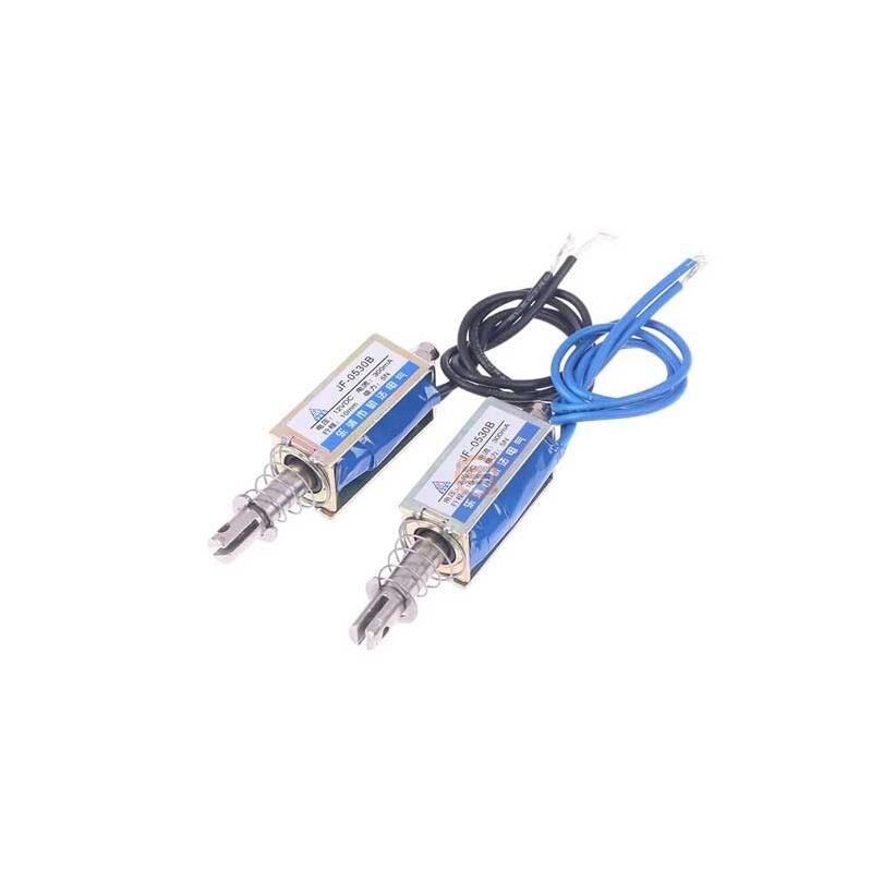 JF-0530B Dc 12V İtme Çekme Solenoid Elektromıknatıs