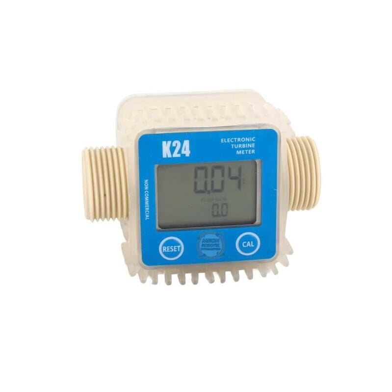 K24 Dijital Türbinli Dizel Yağ Yakıt Sıvı Akış Ölçer-Debimetre