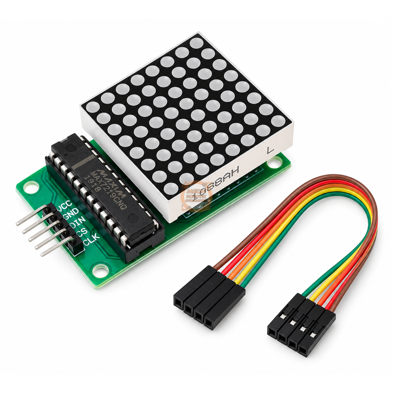 MAX7219 8x8 Dot Matrix LED Modül