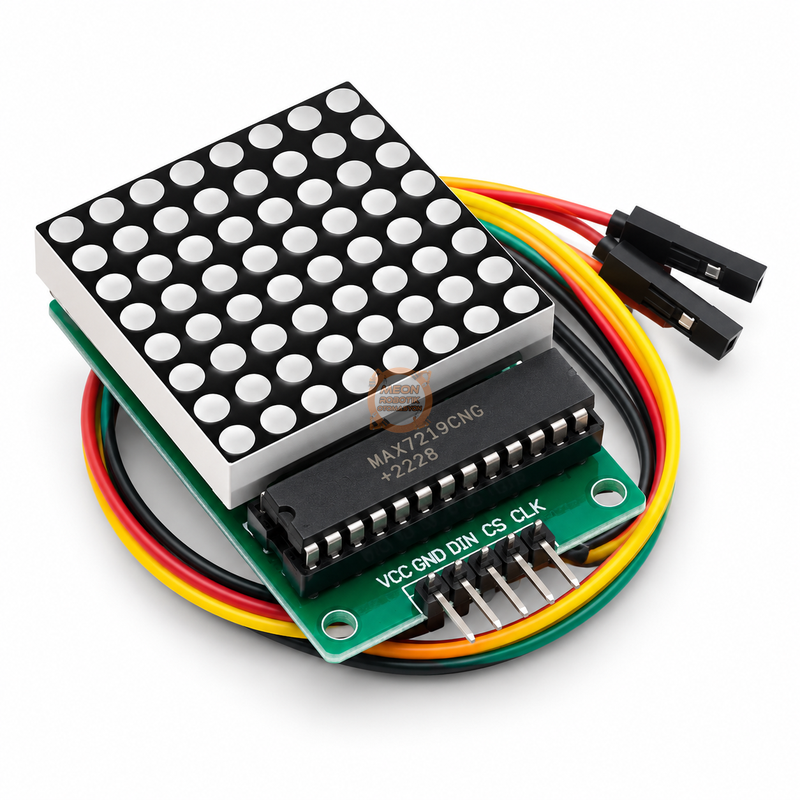 MAX7219 8x8 Dot Matrix LED Modül