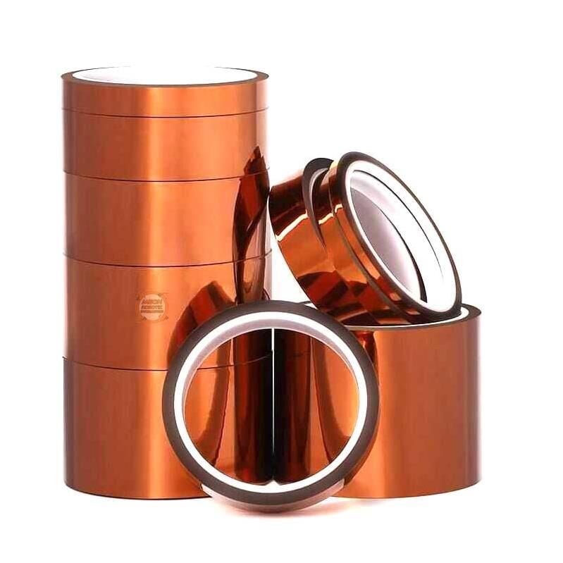 Kapton Bant 10mmx33m Yüksek Isıya Dayanıklı Yanmaz Bant